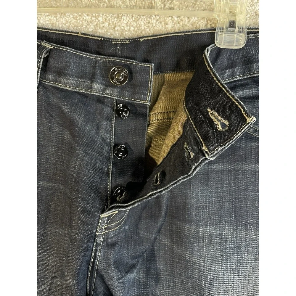 Hudson Jeans Men Size 40 Dark Wash Straight Leg Denim Flap Pocket‎ Blue